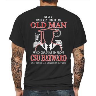 California State University Hayward Mens Back Print T-shirt | Favorety UK