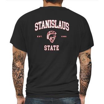 California State University Stanislaus Warriors Ncaa Mens Back Print T-shirt | Favorety