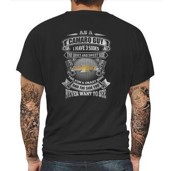 As A Camaro Guy Mens Back Print T-shirt | Favorety