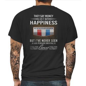 Camaro And Happiness Mens Back Print T-shirt | Favorety DE