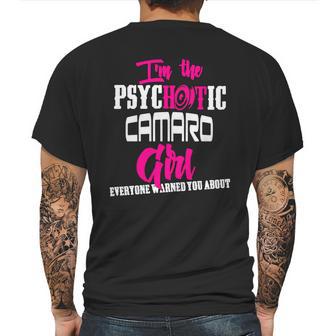 Camaro - Camaro - Im The Psychotic Camaro Girl T-Shirt Mens Back Print T-shirt | Favorety AU