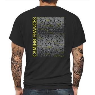 Camino De Santiago Pilgrim Way Of Saint James Stages Gift Mens Back Print T-shirt | Favorety UK