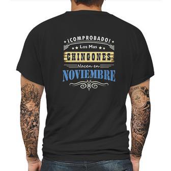 Camisa De Hombre Cumpleanos Los Chingones Nacen En Noviembre Mens Back Print T-shirt | Favorety AU