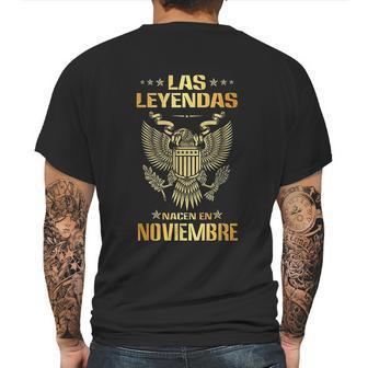 Camiseta Cumpleanos Hombres Leyenda Noviembre Playera Mens Back Print T-shirt | Favorety CA