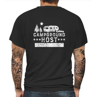 Campground Host T Camp Host Mens Back Print T-shirt | Favorety UK