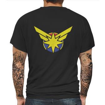 Captain Marvel Logo T-Shirt Mens Back Print T-shirt | Favorety DE