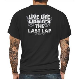 Car Racing Quotes Late Model Modified Dirt Track Racing Mens Back Print T-shirt | Favorety AU