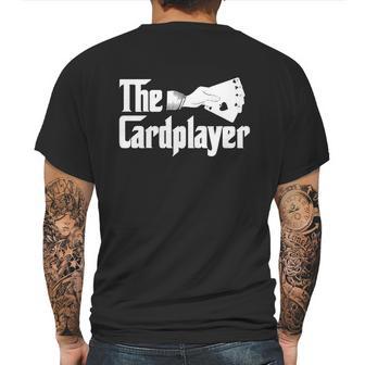 The Cardplayer Gift Funny Poker Card Player Casino Gambler Great Gift Mens Back Print T-shirt | Favorety UK