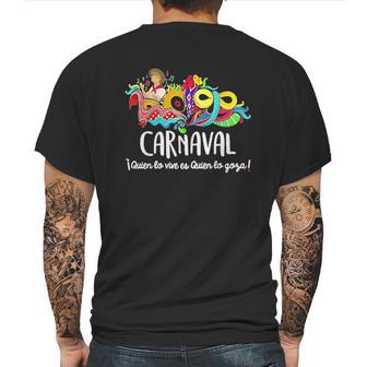 Carnaval De Barranquilla Marimonda Mens Back Print T-shirt | Favorety CA