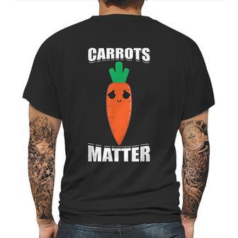 Carrots Matter Funny Cute Emoji Vegetable Vegan Food Gift Mens Back Print T-shirt | Favorety DE