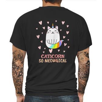 Caticorn So Meowgical Mens Back Print T-shirt | Favorety CA