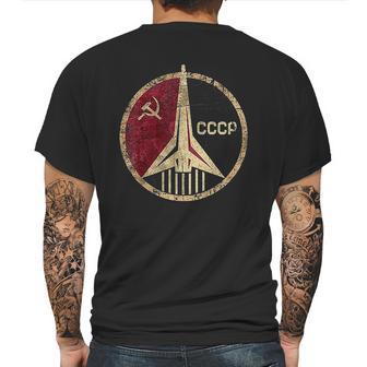 Cccp Original Russia Space Program Gift Mens Back Print T-shirt | Favorety UK