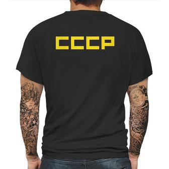 Cccp Ussr Mens Back Print T-shirt | Favorety