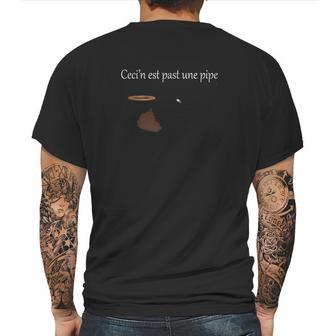 Ceci Nest Pas Une Pipe Mens Back Print T-shirt | Favorety DE