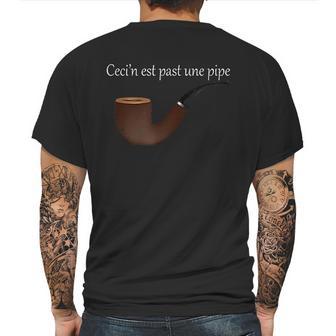 Ceci Nest Pas Une Pipe Mens Back Print T-shirt | Favorety UK