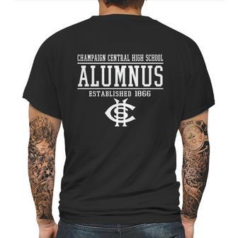 Champaign Central High School Alumnus Mens Back Print T-shirt | Favorety AU