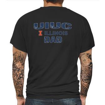 Champion Dad University Of Illinois Urbana Champaign University 2020 Mens Back Print T-shirt | Favorety