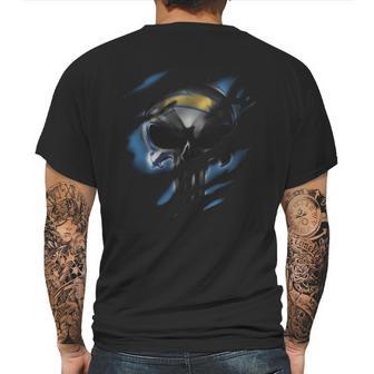 Chargers Skull New Tshirt Hoodies And More Mens Back Print T-shirt | Favorety AU