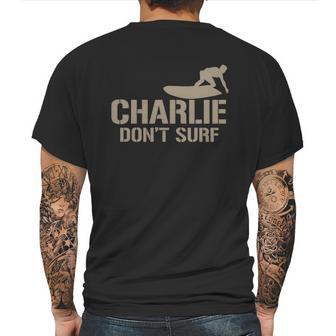 Charlie Don’T Surf T-Shirt Mens Back Print T-shirt | Favorety