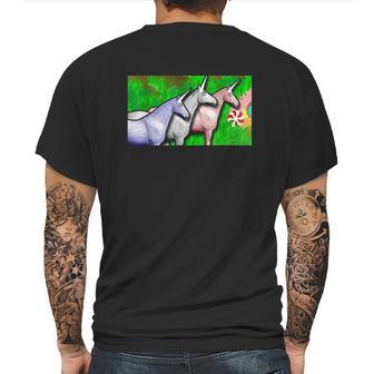 Charlie The Unicorn Mens Back Print T-shirt | Favorety CA