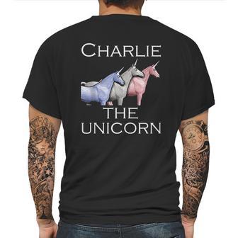 Charlie The Unicorns Mens Back Print T-shirt | Favorety CA