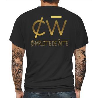 Charlotte De Witte Gold Mens Back Print T-shirt | Favorety