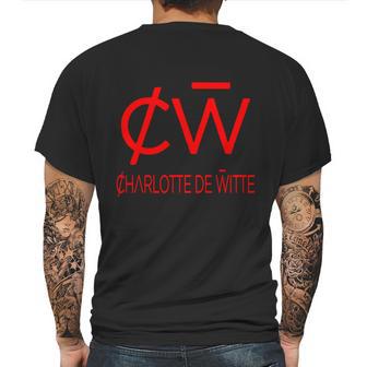 Charlotte De Witte Red Mens Back Print T-shirt | Favorety