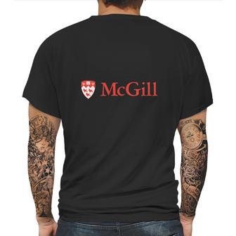 Charlotte Serrano Mcgill University Mens Back Print T-shirt | Favorety AU