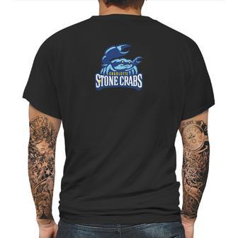 Charlotte Stone Crabs - Mens Long Sleeve T-Shirt By Next Level Mens Back Print T-shirt | Favorety