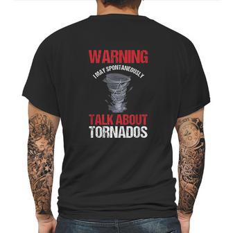 Chasing Storm Chaser Weather Hurricane Tornado Twister Gift Mens Back Print T-shirt | Favorety DE