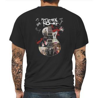 My Chemical Romance Guitar Mens Back Print T-shirt | Favorety