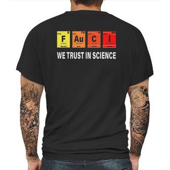 Chemistry Fauci Elements Periodic Table F Au C I Mens Back Print T-shirt | Favorety DE