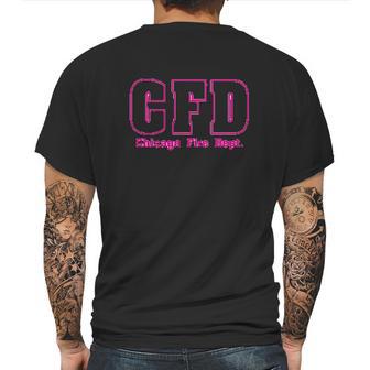 Chicago Fire Department Mens Back Print T-shirt | Favorety