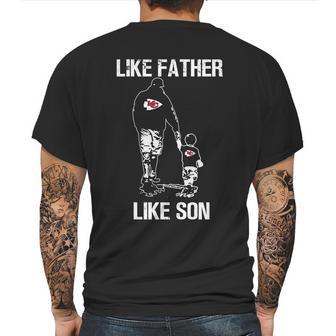 Chiefs Fans Like Father Like Son Mens Back Print T-shirt | Favorety AU