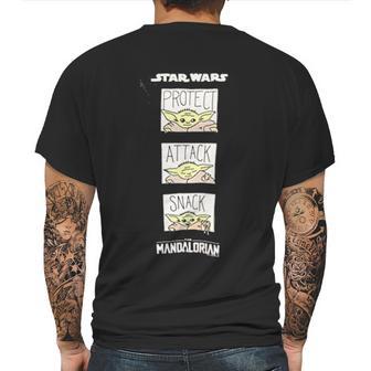 The Child Mandalorian Mens Back Print T-shirt | Favorety AU