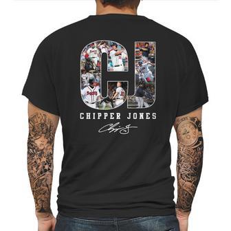 Chipper Jones Mens Back Print T-shirt | Favorety