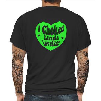 I Choked Linda Lovelace Hoodie Mens Back Print T-shirt | Favorety UK