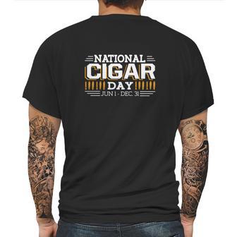 Cigar-National Cigar Mens Back Print T-shirt | Favorety CA