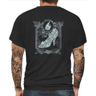 Cinderella Slipper Silhouette Text Fill Mens Back Print T-shirt | Favorety UK