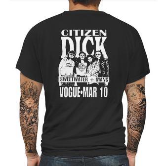 Citizen Dick Sweetwater Mang Mens Back Print T-shirt | Favorety AU