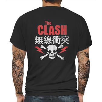 The Clash Bolt Red Mens Back Print T-shirt | Favorety