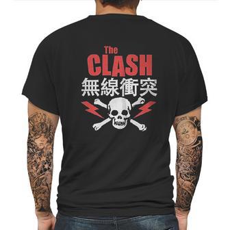 The Clash Bolt Red Mens Back Print T-shirt | Favorety CA