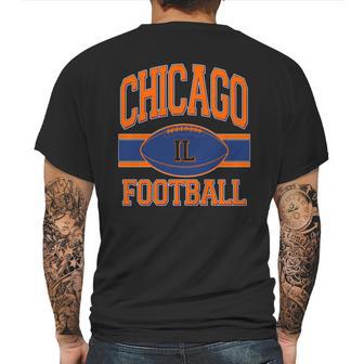 Classic Chicago Il Football Fan Logo Mens Back Print T-shirt | Favorety CA