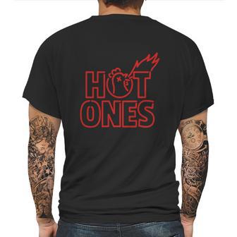 Classic Hot Ones Text Art Mens Back Print T-shirt | Favorety UK