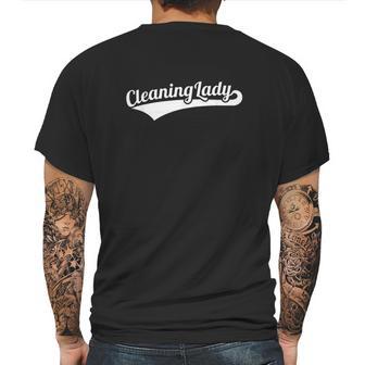 Cleaning Lady Logo Mens Back Print T-shirt | Favorety DE