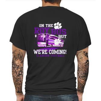 Clemson Roy Bus We Are Coming Mens Back Print T-shirt | Favorety CA