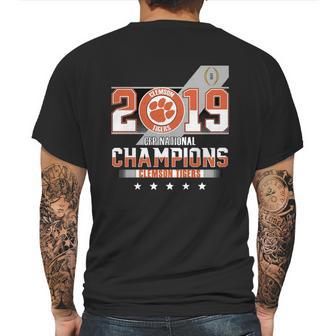 Clemson Tiger 2019 Cfp National Champions Mens Back Print T-shirt | Favorety