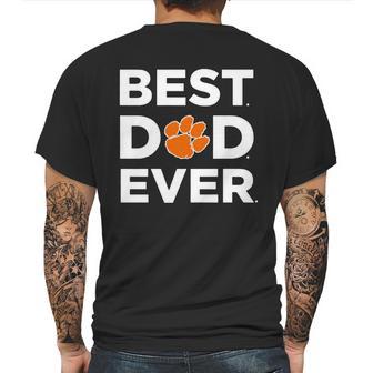 Clemson Tigers_Best Dad Ever Mens Back Print T-shirt | Favorety AU