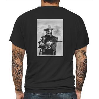 Clint Eastwood The Outlaw Josey Wales Mens Back Print T-shirt | Favorety