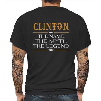 Clinton Legend Name Clinton - Teeforclinton Mens Back Print T-shirt | Favorety UK